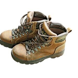 Ad Tec Pre Owned Size 6.5 Women's Oil Tanned Leather Steel Toes Work Boots
